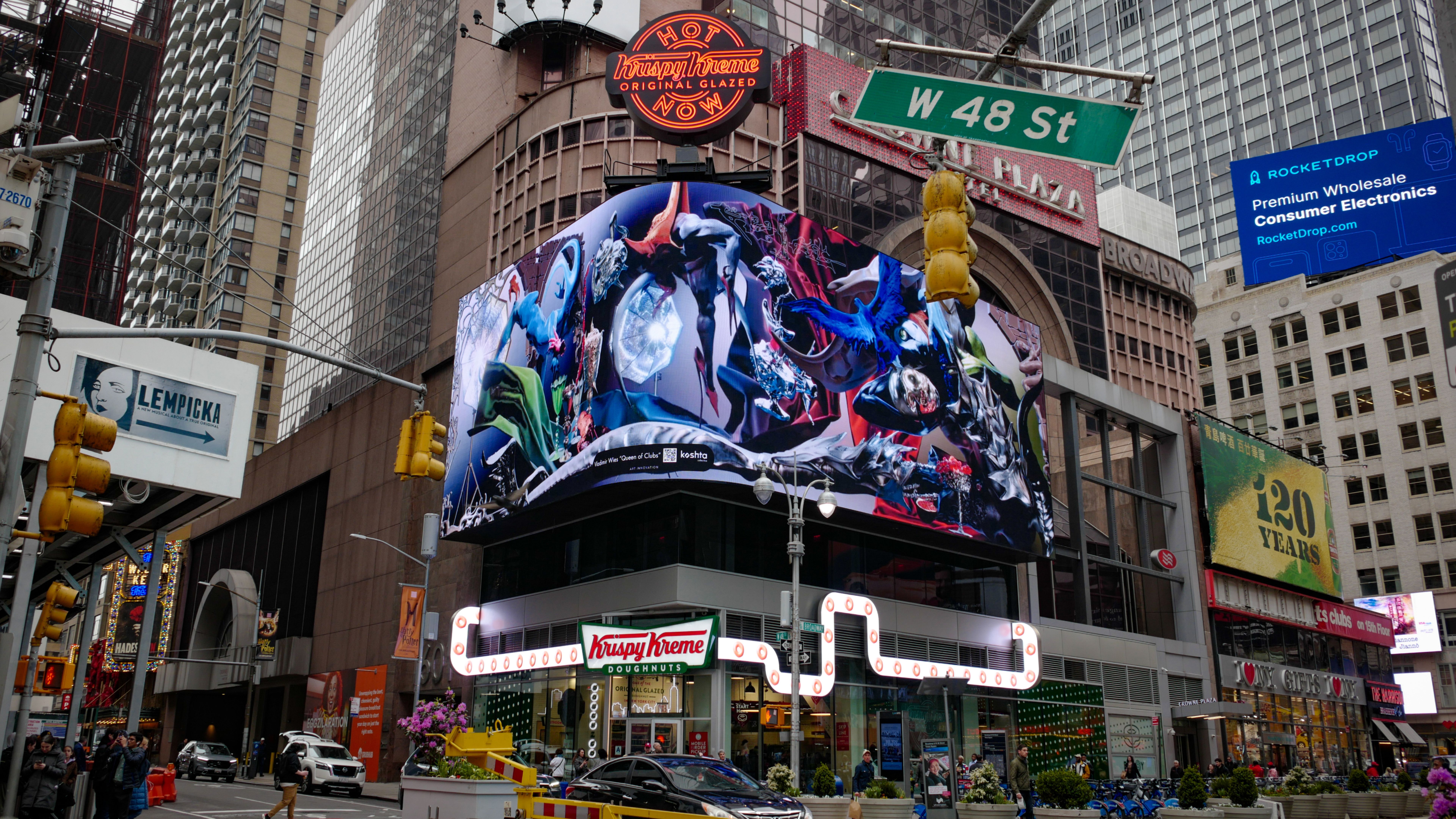"The Pixels Show", Times Square